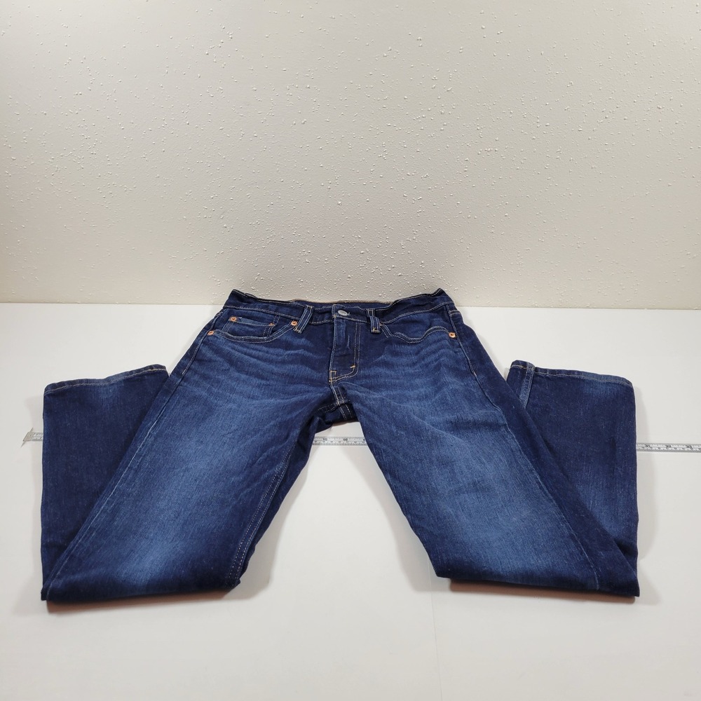 Levi's 511 Slim Fit Jeans Mens 29x30 Dark Wash Excellent Stretch Denim